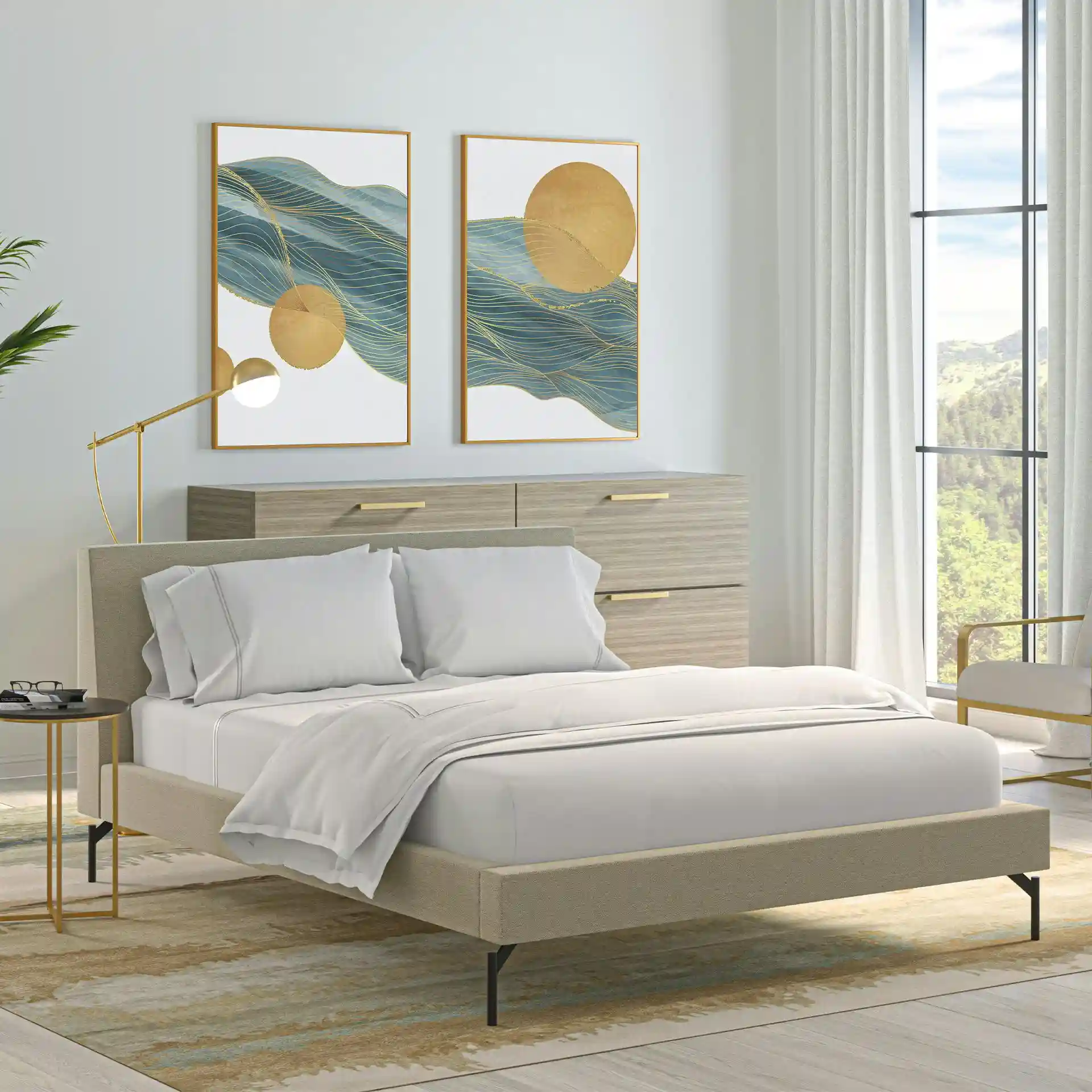 Zenhaven® reversible latex mattress offering Luxury Plush and Gentle Firm comfort