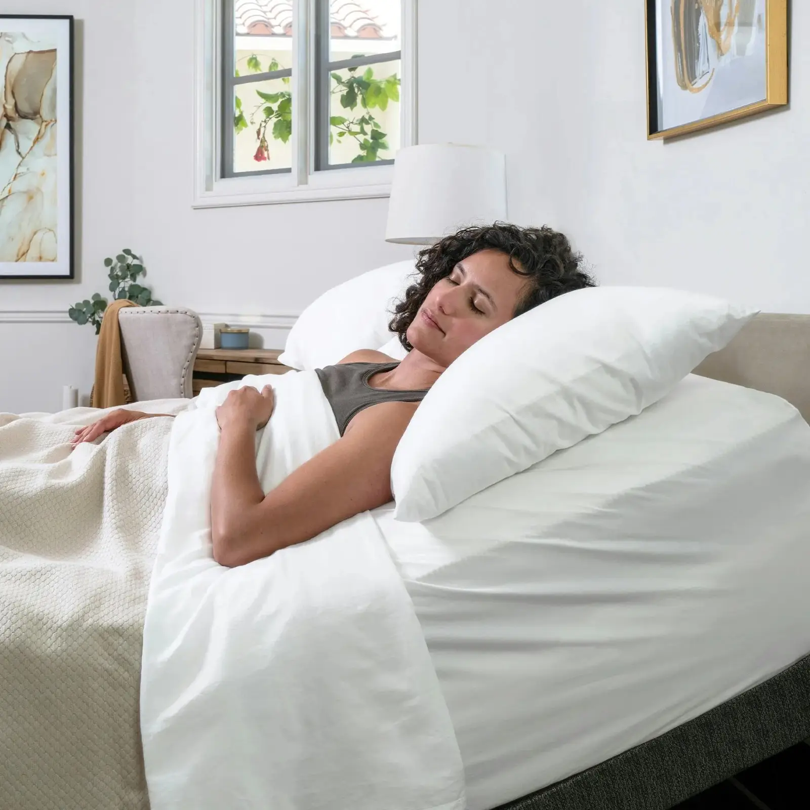 Zenhaven® Latex Mattress showing its thoughtfully designed comfort and support layers