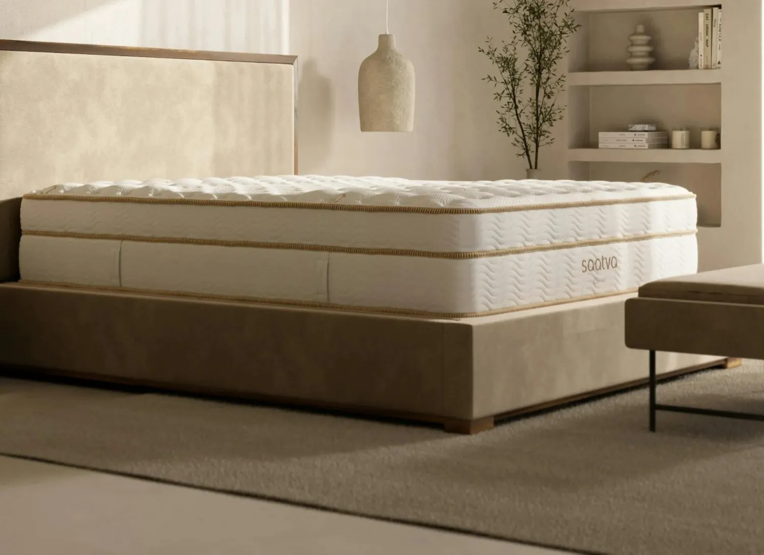 Zenhaven® Latex Mattress featuring two distinct comfort sides in a reversible design